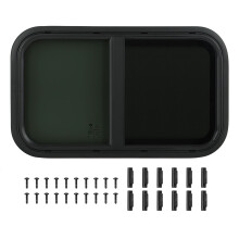 Push Pull Window with Removable Insect Net Rounded