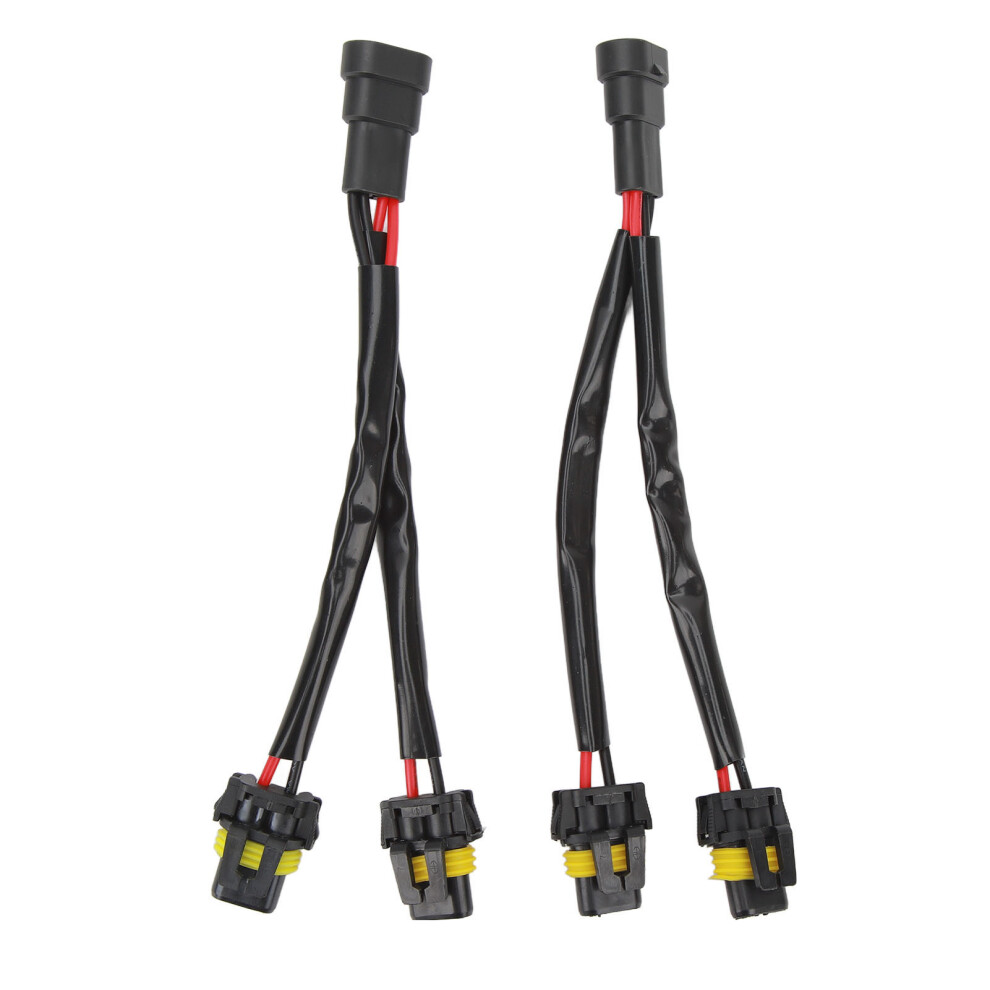 2 Pcs 9005 9006 Male To Female Headlight 2 Way 9121376993152