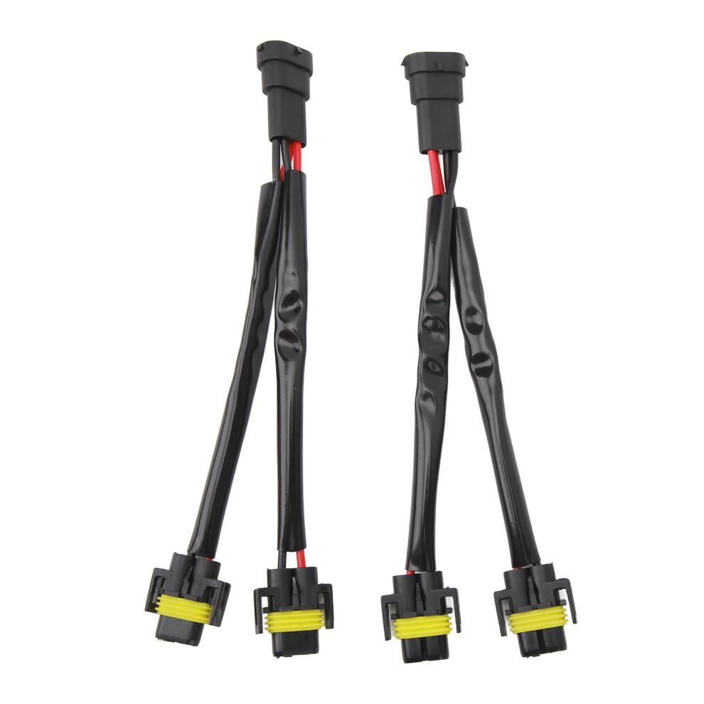 2 Pcs H11 H8 H9 Extension Wiring Harness Male To 9121376993213