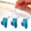 3Pcs Finger Protection Thimble Tapered Shape Safe 12
