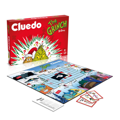 The Grinch Cluedo Mystery Board Game 1
