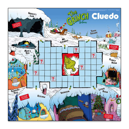 The Grinch Cluedo Mystery Board Game 2