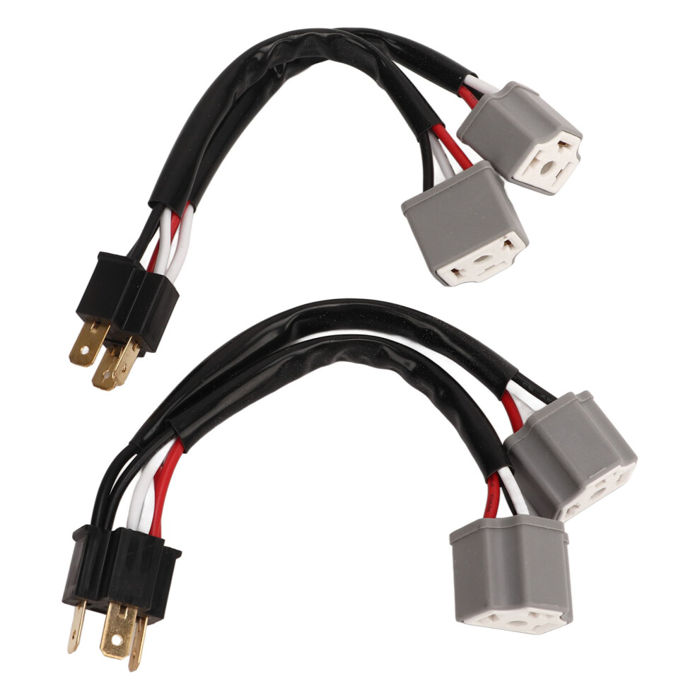 2Pcs 9003 H4 Headlights Wiring Harness Socket 9121376993558
