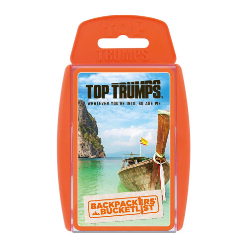 Top Trumps Back Packers' Bucket List Top Trumps Card Game
