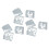 9pcs Christmas Stencils DIY Making Safe Cute 8