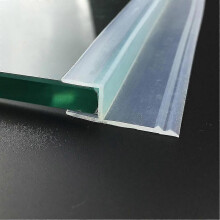 (10mm) 6 8 10 12mm Glass Seals Frameless Shower Bathroom Door Window Balcony Screen Sealing Strip 5m Weatherstrip Draft Stopper Big H G