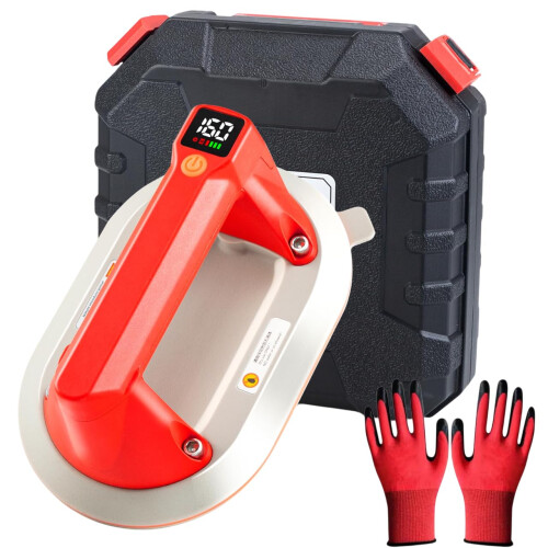 Electric Vacuum Suction Cup with LCD, Type-C Charging, 160KG Load