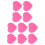 10 PCS Tennis Racket Vibration Dampener Heart 3