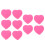 10 PCS Tennis Racket Vibration Dampener Heart 1