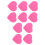 10 PCS Tennis Racket Vibration Dampener Heart 5