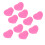 10 PCS Tennis Racket Vibration Dampener Heart 4