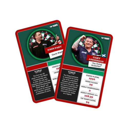 Top Trumps Darts Greats Version 2 Top Trumps Card Game 1