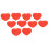 10 PCS Tennis Racket Vibration Dampener Heart 6