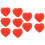 10 PCS Tennis Racket Vibration Dampener Heart 1