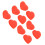 10 PCS Tennis Racket Vibration Dampener Heart 3