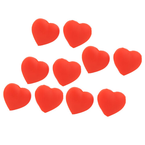 10 PCS Tennis Racket Vibration Dampener Heart 1