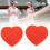 10 PCS Tennis Racket Vibration Dampener Heart 11