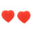 10 PCS Tennis Racket Vibration Dampener Heart 15