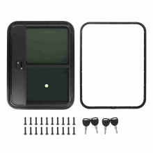 Camper Entrance Door with Slide Window UV Proof