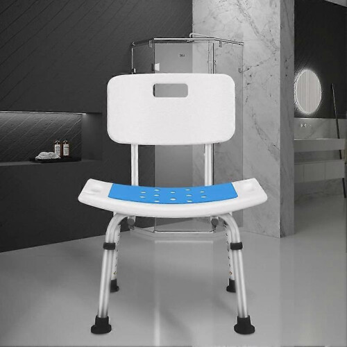 Bathroom Bath Chair Shower Stool Cushion Paste Anti-slip Warm Eva Blue 2