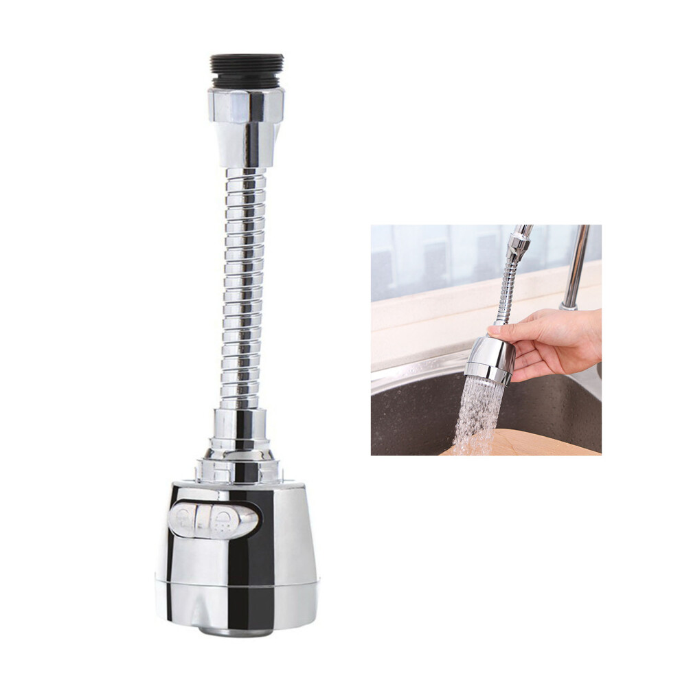 Stainless Steel 360 Rotatable Kitchen Faucet Extender With Splash Proof Nozzle 9441331034745