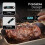 Keplin Meat Thermometer Instant Read Food Thermometer with Backlight LCD, Foldable Design, Auto Turn Off, Black 6