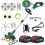 Cordless Grass Strimmer, Edger with2 x 4.0Ah Battery 1