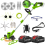 Cordless Grass Strimmer, Edger with2 x 4.0Ah Battery 1