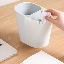 Schreibtisch Mini Müll Kann nass Dry Divided Klassifikation Müll Kann für Office School Home