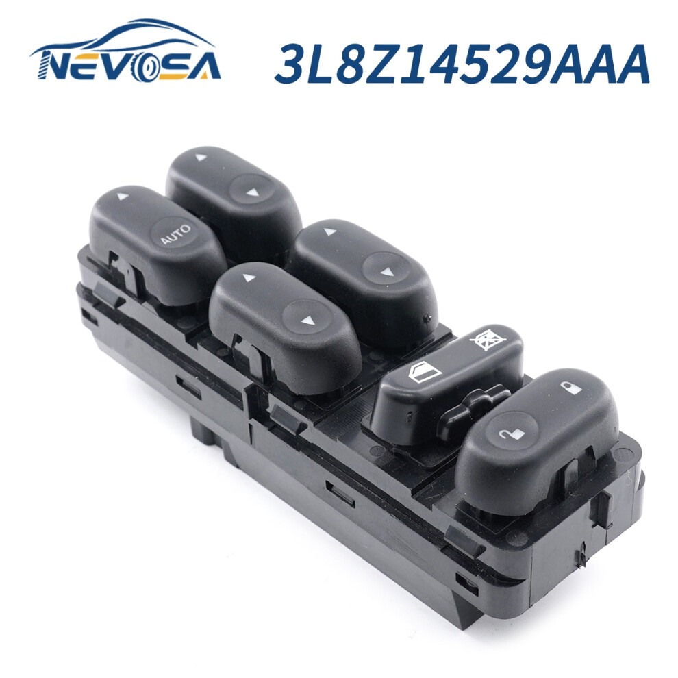 (3L8z14529aaa) Nevosa 3L8z14529aaa Left Side Car Window Switch For 2001-07 Ford Escape Marine For Mazda Tribute Mercury Mariner 3L8z-14529-Aaa 6935158948918