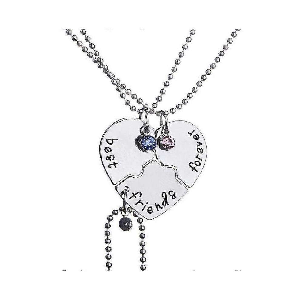 Jewelry Necklaces Women Necklace Bff Friendship Gifts Bff Necklaces 3 Best Friends Necklace Heart Shape Necklace