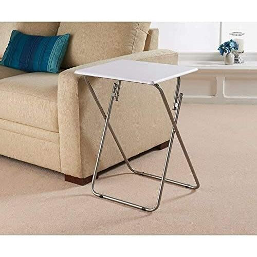 Fully-Assembled White Table 48x38x66 Cm