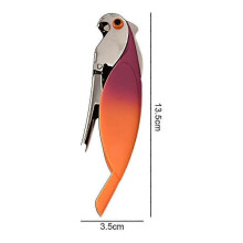 (A B) Stainless Steel Parrot Wine Opener Creative Wine Bottle Opener