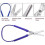 Pack Of 3 Loop Scissors Self-opening Afety Scissors for Children And Adults 3