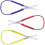 Pack Of 3 Loop Scissors Self-opening Afety Scissors for Children And Adults 1