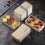 (White) Bento Bento Box Snack Bento Box Bundle Divider Japanese Style Bento Box With Spoon And Fork 3