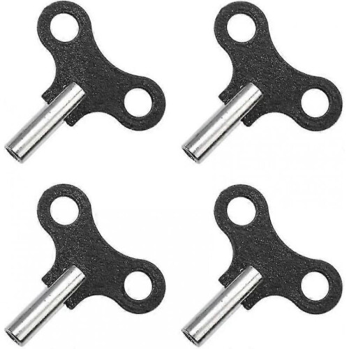 Wind Up Clock Key. Mechanical Clock Key Universal Clock Key Winding Tool (black) (4pcs)