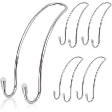 (Stainless Steel) Auto Hooks, 4 Pcs Car Storage Organiser Bag Hooks, Car Seat Headrest Hanger