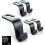 (Plastic) Auto Hooks, 4 Pcs Car Storage Organiser Bag Hooks, Car Seat Headrest Hanger 1