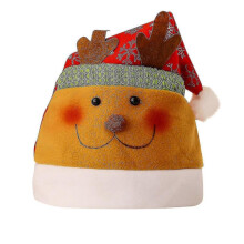 Unisex Christmas Decoration Outdoor Antler Plush Cute Christmas Hat