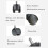 5 Pieces Casters, Silent Universal Office Chair Casters, Chair Casters Replacement 4