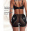 (M, BLACK) Women's Butt Lifter Shapewear Hip Pads Enhancer Panties Shaper Boyshort 3