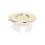 (Golden) Bathroom Basin Sink Overflow Cover Six-foot Round Insert Chrome Ring Hole Cap 1