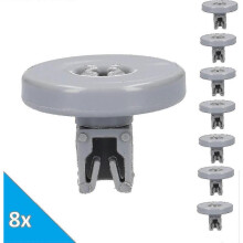 8x Dishwasher Lower Basket Castor Suitable for Aeg Electrolux 50286965004 502869500/4 A