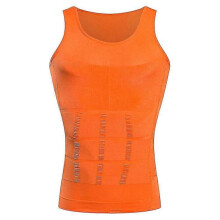 (XL) Men's Shapewear Men's Bodysuit Body Shaper Underwear Tight Waistcoat Corset