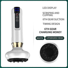 (6-speed charging, white) Handheld Cellulite Massager, Body Sculpting Machine, Rechargeable & Cordless