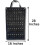 Versatile Roll-Up Key Storage Box, Weatherproof Portable Storage Box, Holds 40 Keys, Security Hook 5