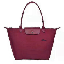 (L, Wine red) Single shoulder Tote bag New anniversary classic portable dumpling bag Single shoulder Tote women's