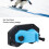 Gravity Lock Ski Wall Rack ABS Universal Snowboard Holder for Space Saving Storage 3