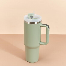 (40, Dark green) Stainless Steel Vacuum Insulated Tumbler with Lid and Straw for Water, Iced Tea or Coffee